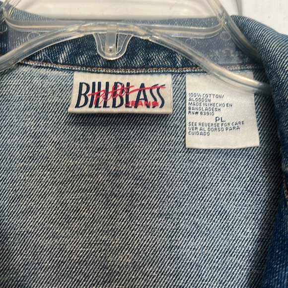 Bill Blass Vintage Dark Blue Denim Jeans PL Women’s Jacket - Picture 2 of 4